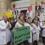 El TSJ de Murcia suspende de forma provisional varios servicios mínimos de la huelga médica por considerarlos excesivos