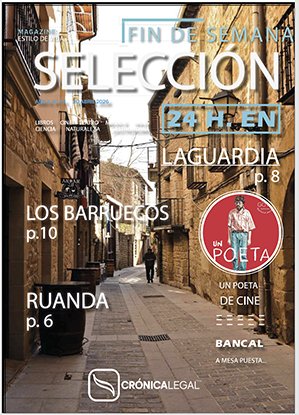 Portada de revista sobre fin de semana y selección de actividades