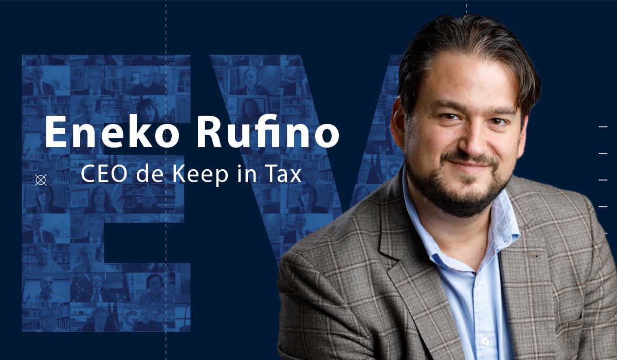 Eneko Rufino, CEO de Keep In Tax, en una conferencia sobre financiación
