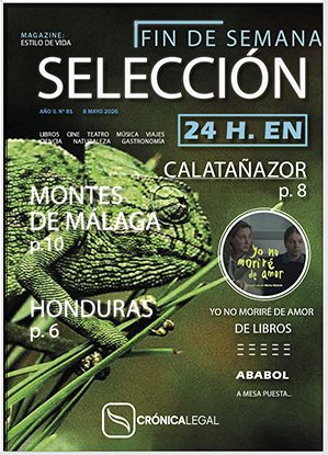 Portada de revista sobre estilo de vida y literatura con un lagarto
