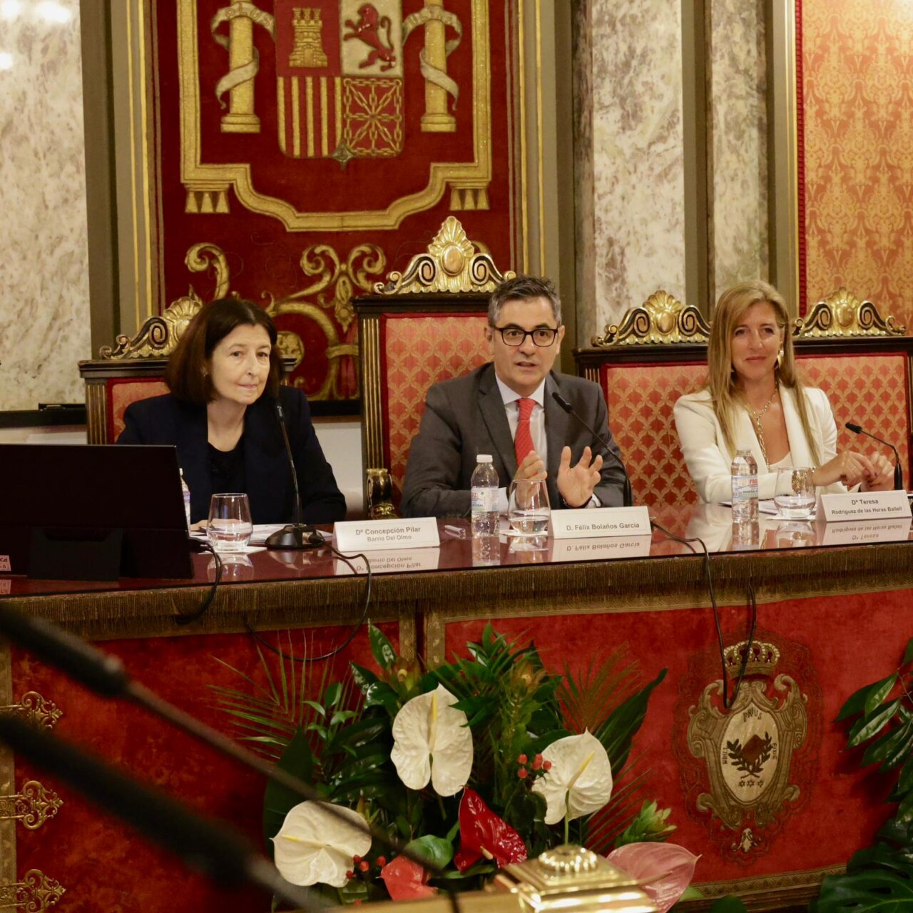 Félix Bolaños y otros ponentes en la inauguración del ELI en Madrid