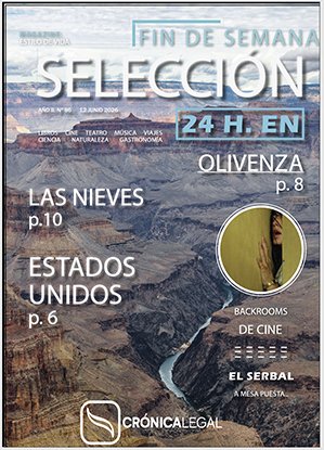 Portada de revista sobre fin de semana y selección de actividades.
